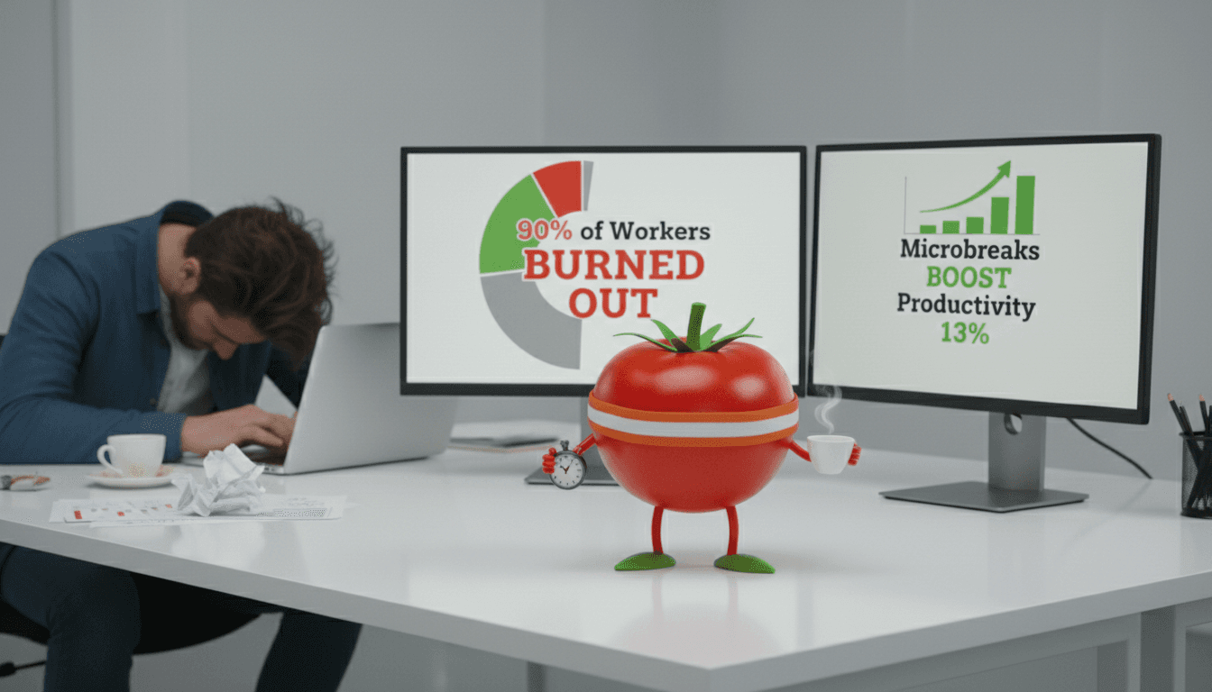 90% Of Workers Burned Out (Microbreaks Boost Productivity 13%)