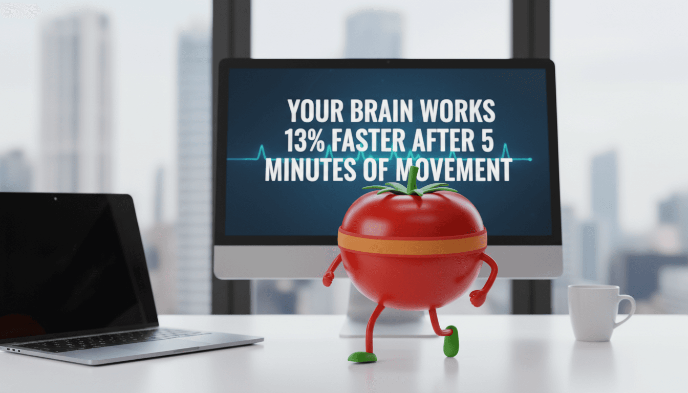 Your Brain Works 13% Faster After 5 Minutes Of Movement