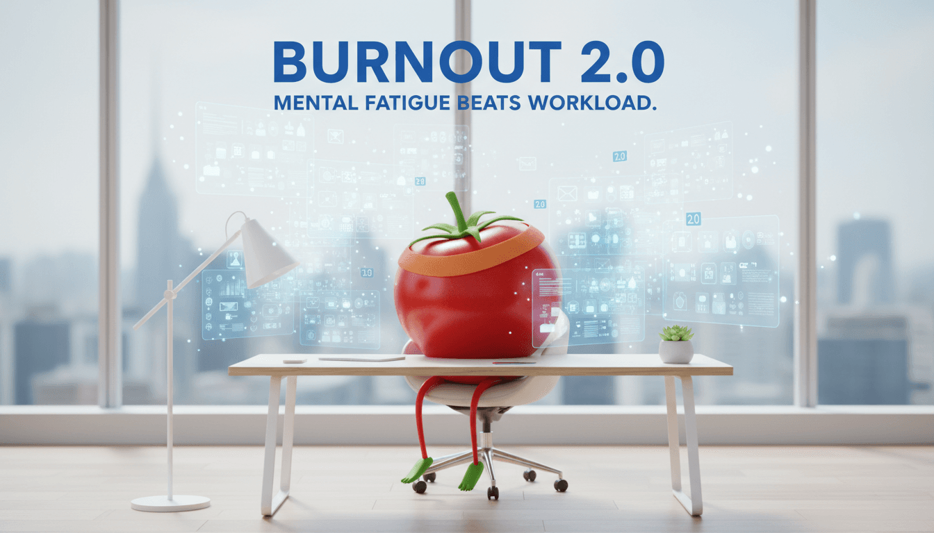 Burnout 2.0: Mental Fatigue Beats Workload as #1 Productivity Killer