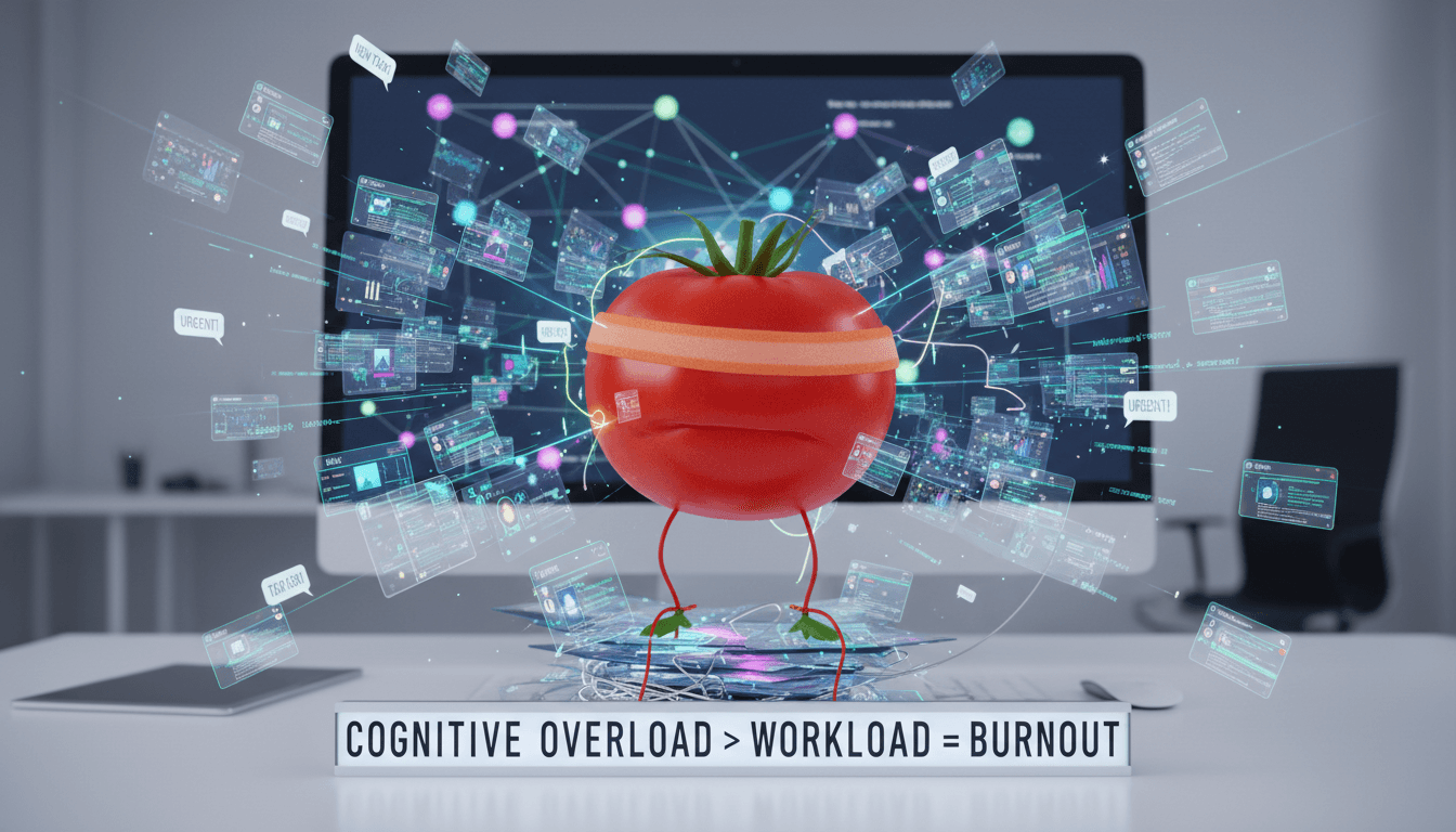 Cognitive Overload Beats Workload as #1 Burnout Driver