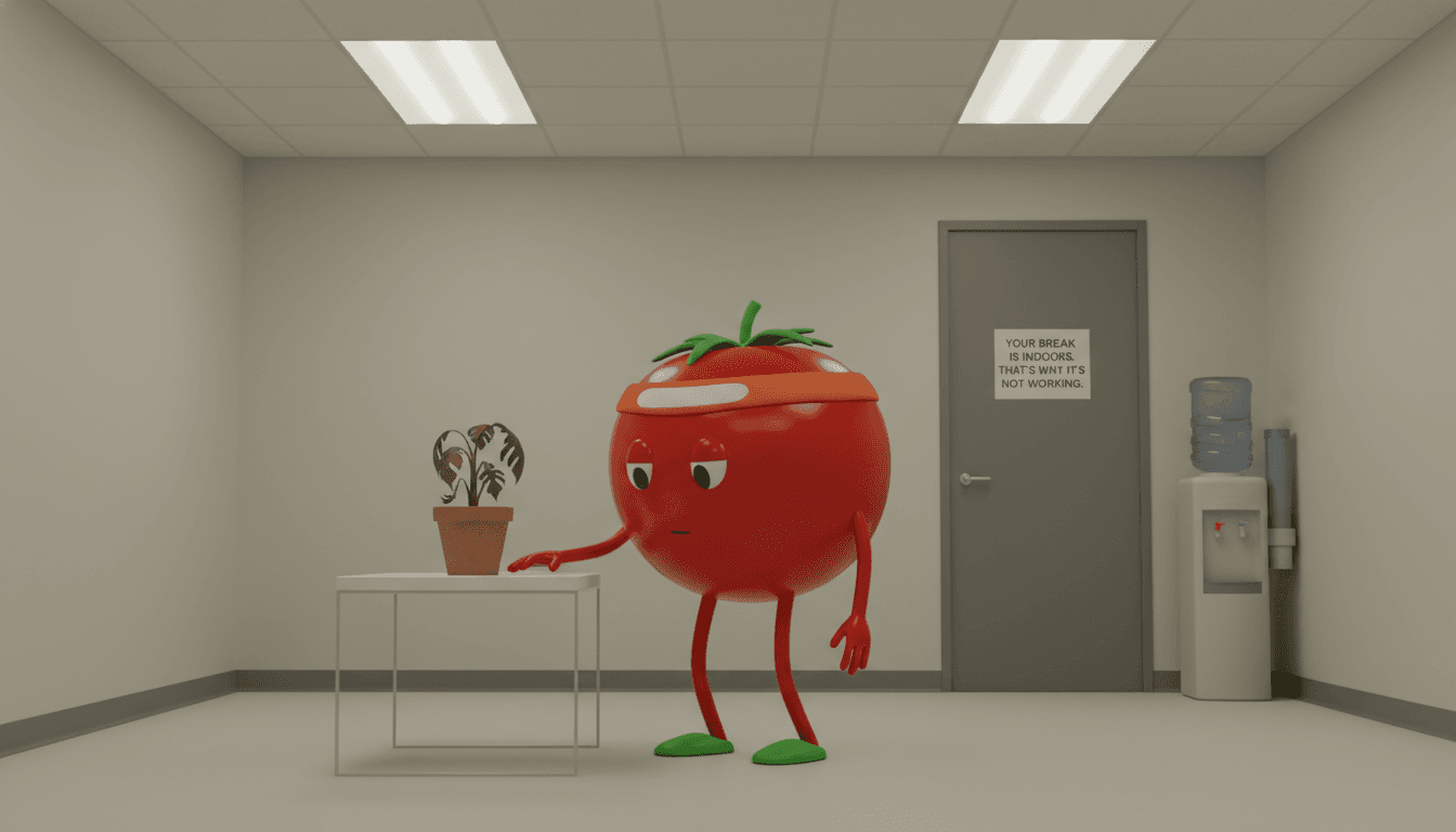 Your break is indoors. That's why it's not working.