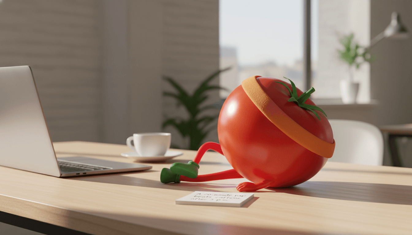 A 20-minute nap beats caffeine after 3 p.m.