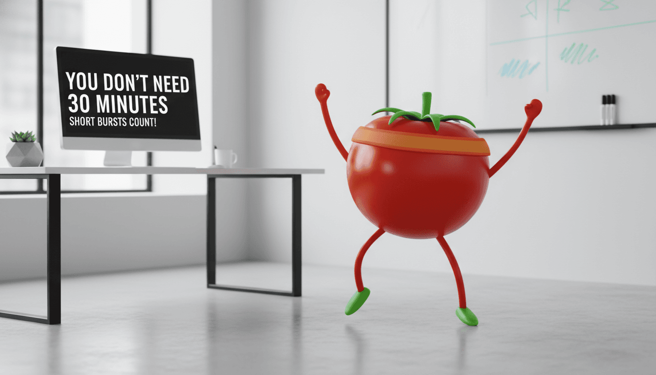 You don't need 30 minutes (the minimum effective dose)