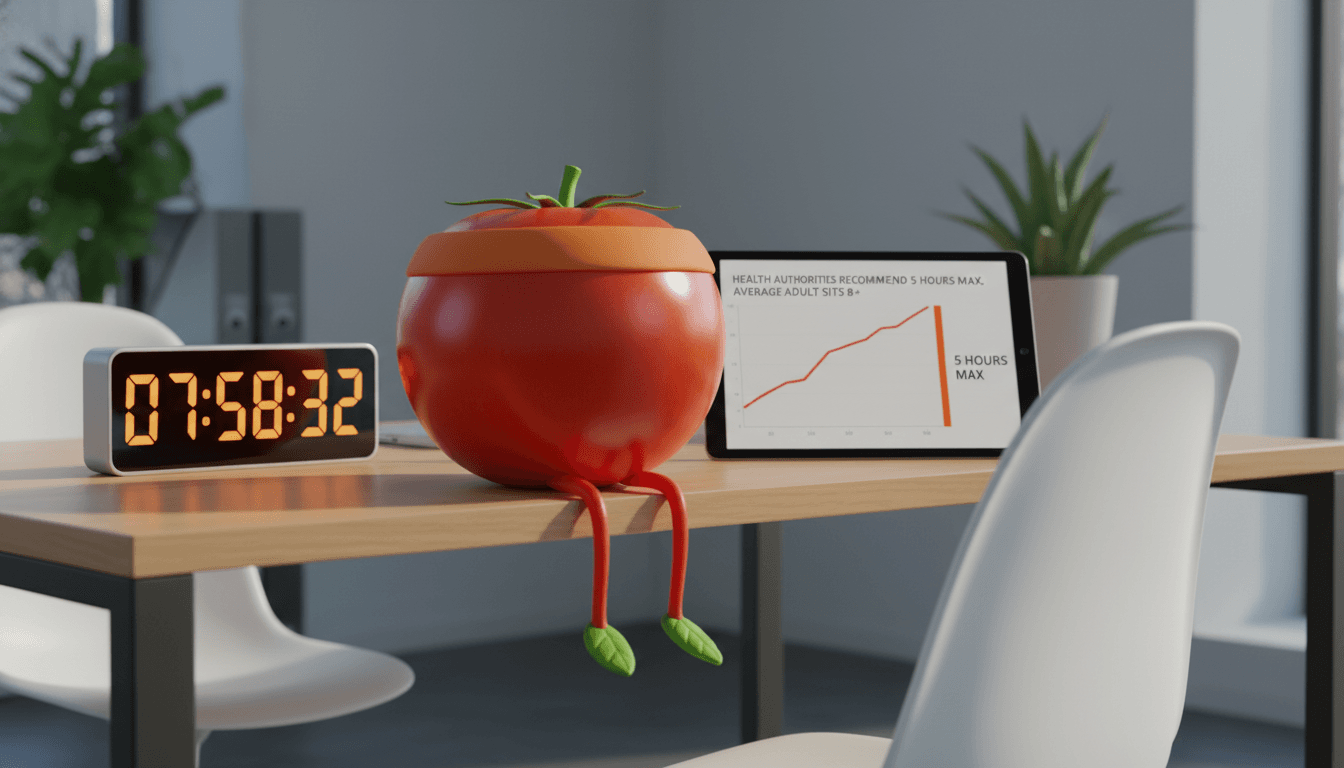 Health authorities say you can sit 5 hours max. You're probably doing 8.